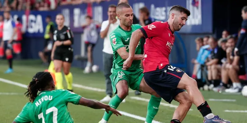 Tỷ lệ kèo nhà cái trận Leganés vs Osasuna