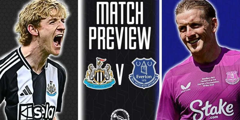 Đội hình ra sân trong trận Newcastle United vs Everton
